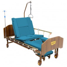 Кровать функциональная медицинская с электроприводом, с положением кардиокресло, с туалетом MET EMET