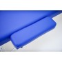 Стол массажный алюминий, 3-х секционный, синий MET Comfort A3